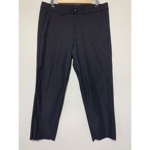 Lululemon Mens Size 34 Black ABC Pocket Pants Warpstreme 24.5" Inseam Cut Bottom